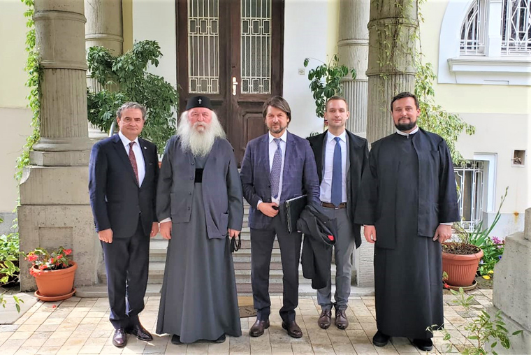 RABC Leadership meets with His Eminency Ion Salajan, <br>Patriarch of Timisoara and Banat County.